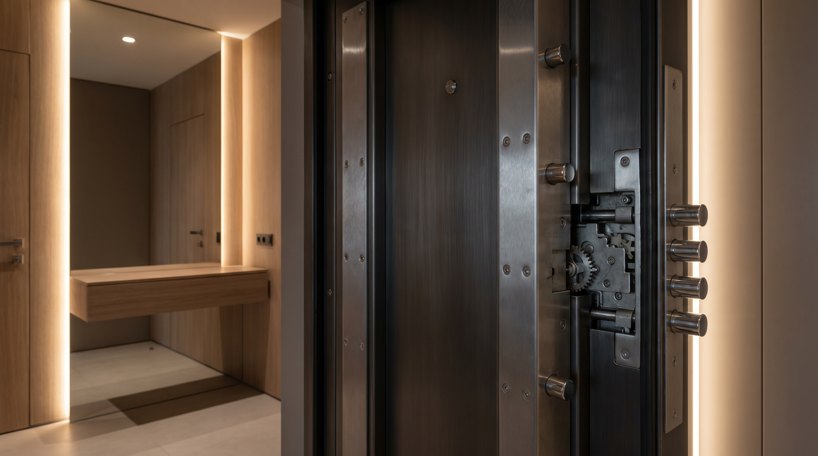 Porte blindée haute sécurité installée par D2S Serrurerie à Valenciennes