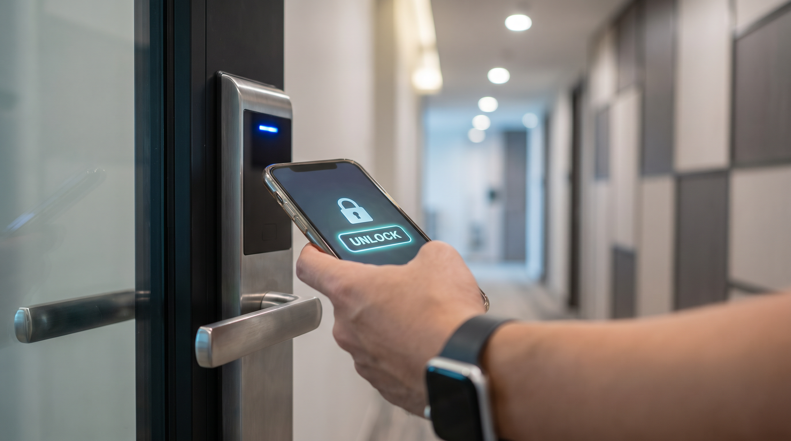 Serrure connectée contrôlée par smartphone par D2S Serrurerie Valenciennes