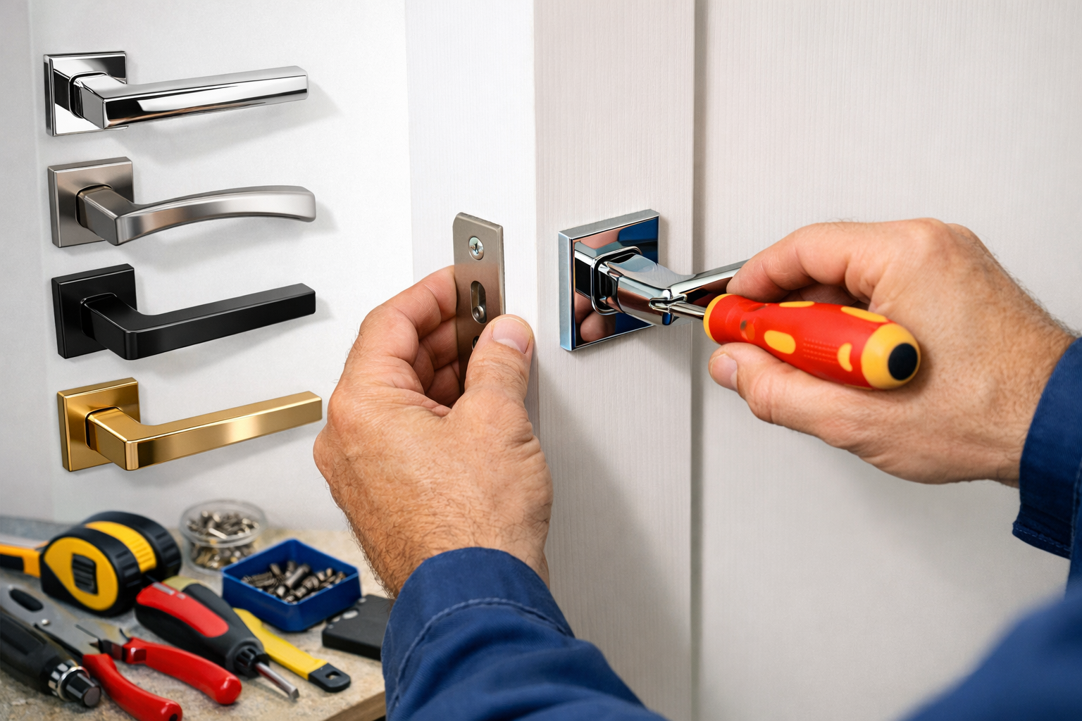 Remplacement de poignées de porte