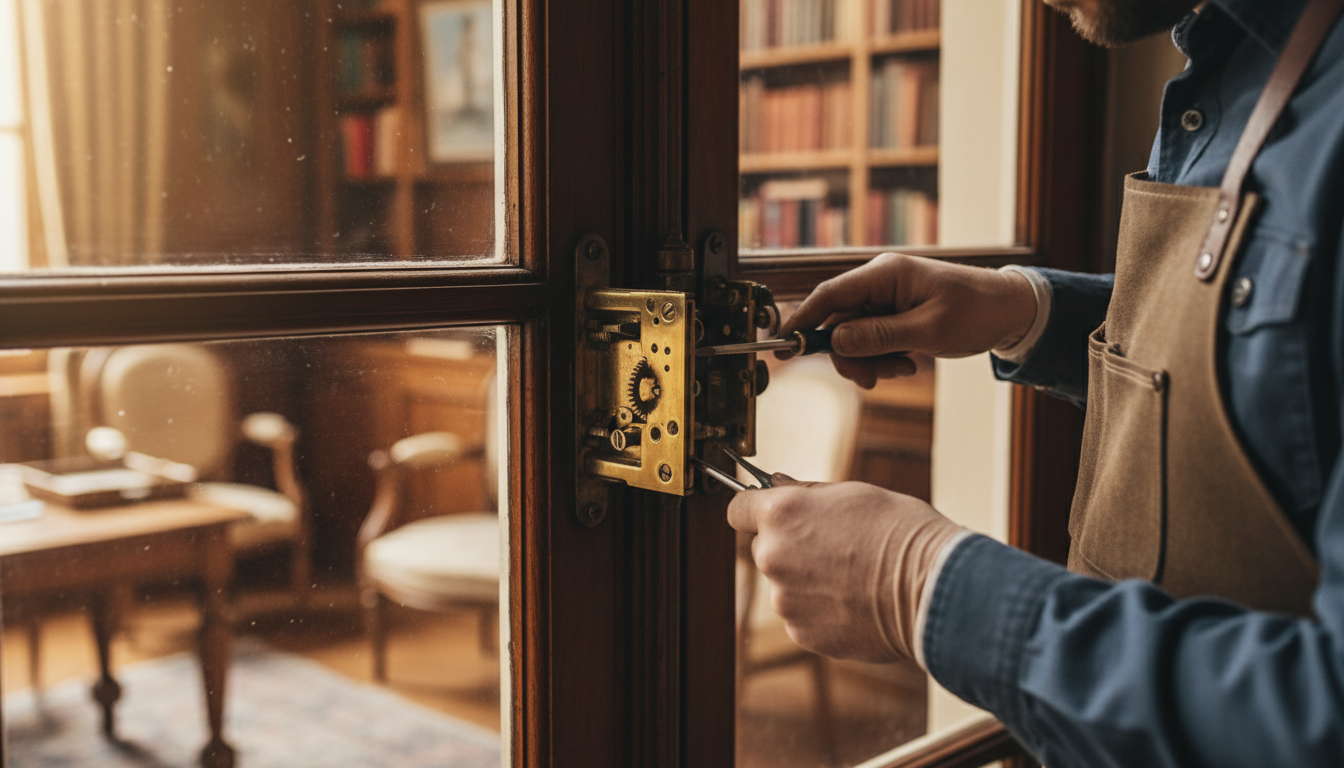 Réparation de crémone fenêtre